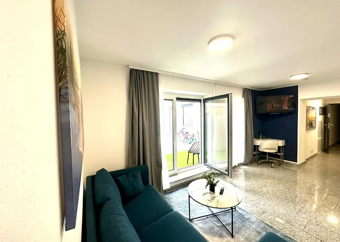 Daire Luxx - Naehe Universitaet-kliniken-parken-kueche-wlan